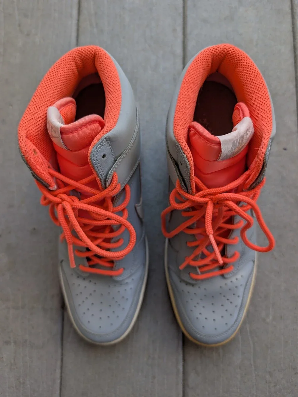Nike Dunk Sky Hi Gray Coral
